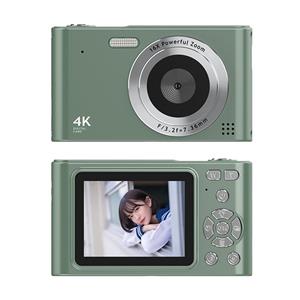 Honor Electronics 4K digitale camera camcorder 48MP digitale videocamera 2,4 inch scherm 16x digitale zoom Anti-shake groen