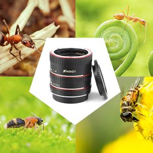 Andoer SHOOT XT-364 Auto Focus AF Macro Verlengbuis Adapter Ring Set 13mm 21m 31mm voor Canon EF/EF-S