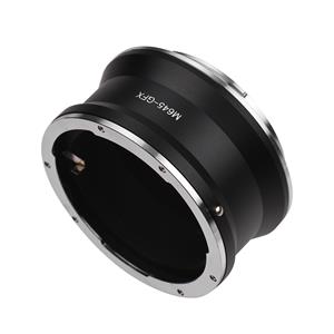 Andoer M645-GFX Camera Lens Adapter Vervanging voor Mamiya 645 Lens naar Fujifilm G Mount GFX100 GFX50S zwart