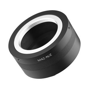 Andoer Handleiding Lens Mount Adapter Ring Aluminiumlegering voor M42-Mount Lens naar Nikon Z5/Z6/Z7/Z50 Z-Mount zwart