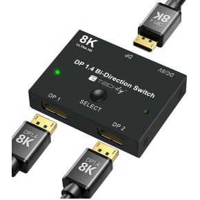 Techly IDATA-DP-2DP-8KT video switch DisplayPort