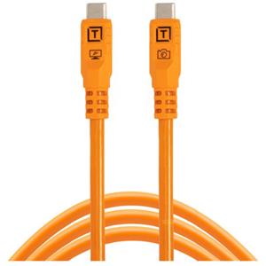 Tether Tools TetherTools TetherPro Optima 10G USB-C 10' (3m) Straight to Straight, High-Visibility Orange