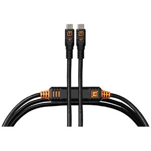 Tether Tools TetherTools TetherPro Optima 10G USB-C 15' (4.6m) Straight to Straight, Non-Reflective Black