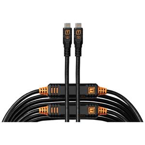 Tether Tools TetherTools TetherPro Optima 10G USB-C 31' (9.4m) Straight to Straight, Non-Reflective Black