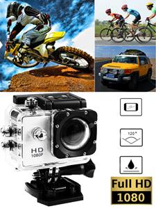 Actually lighting 1080P Action Camera 170D Onderwater Waterdichte Helm Video Opname Camera Sport Camera's Pro Outdoor 2.0-inch Scherm Mini Cam wit