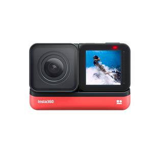 ELECPITA Insta360 ONE R 4K-versie R-core 4K 360 graden actioncamera 4K-opnamen FlowState-beeldstabilisatie 5 m waterdichte panoramische camera sportcamera
