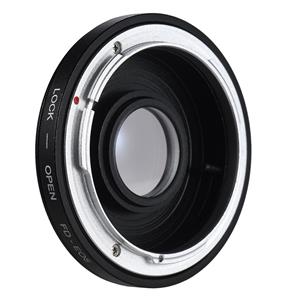 Zeblaze FD-EOS Lensvattingadapterring + optisch glas voor Canon 450D 50D 5D 5D2