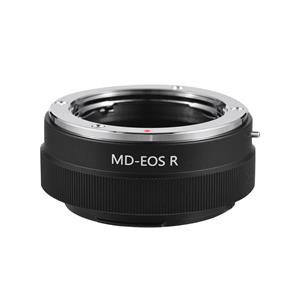 Andoer Handmatige lensvattingadapterring aluminiumlegering voor Minolta MD MC-vattinglens voor Canon EOS zwart