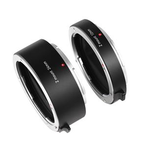 Andoer Autofocus Automatische verlengbuizen 12 mm + 24 mm Z-vatting Macrofotografiebuis Compatibel met zwart