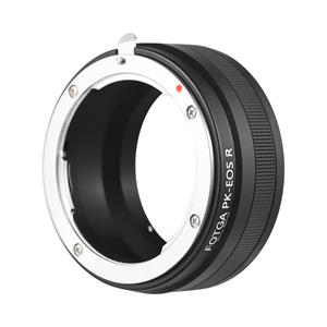 FOTGA High Precision Handmatige Lens Mount Adapter Ring Aluminiumlegering voor Pentax K-Mount Lens voor zwart