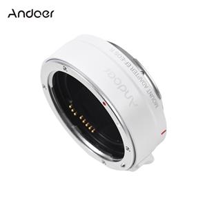 Andoer EF-EOSR Auto Focus Camera Lens Adapter Ring IS Beeldstabilisatie Elektronisch Diafragma wit