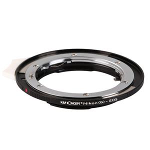Nippon-Mart Electronics Concept Lens Mount Adapter F-type vatting lens Canon EF-vatting met diafragmahendel K&F KF-NGEF (Nikon (G-compatibel) conversie)