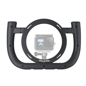 Andoer TELESIN GP-DMP-T10 Waterdichte Dome Port Vervanging voor GoPro Hero 10/9/8/7/6/5 met 30M Waterdicht zwart