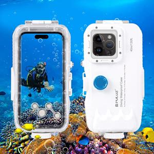 Andoer PULUZ 40M/131ft waterdichte telefoonhoes duikhoes smartphone onderwaterbehuizing beschermhoes met rode filter nekband schoonmaakdoekje