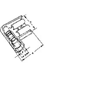 Molex 19007-0030 Platte stekker (female) 1 stuk(s) Tape on Full reel