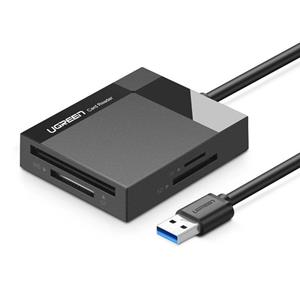 Ugreen Usb 3.0 Sd / Micro Sd / Cf / Ms Memory Card Reader Black (30231)