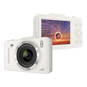 Honor Electronics 4K Digitale Camera Draagbare Digitale Videocamera 48MP 2.8 Inch IPS Scherm Anti-shake 16X Zoom wit