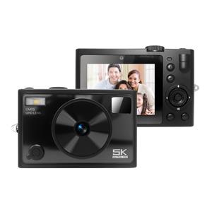 Honor Electronics 5K Digitale Camera WiFi Digitale Videocamera 72MP Dubbele Lens 2.8 Inch IPS Scherm Autofocus 18X zwart