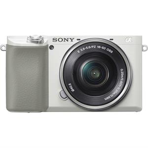 Sony spiegelloze powerzoomlenskit wit W  spiegelloze body zwart B 11 opnamen per seconde oog-AF enkele lens 6100 ILCE-6100L enkele lens 6100
