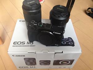 Canon spiegelloze camera EOS M3 dubbele zoomkit IS STM IS STM inclusief enkele lens (zwart) EF-M18-55mm F3.5-5.6 EF-M55-200mm F4.5-6.3 EOSM3BK-WZK