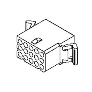 Molex 39-03-3157 Male behuizing (kabel) Inhoud: 1 stuk(s) Bulk