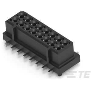 TE Connectivity 4-175638-6 Female header, inbouw (standaard) Inhoud: 1 stuk(s) Tape on Full reel