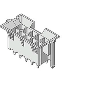 Molex 44474-0611 Male header, inbouw (standaard) Inhoud: 1 stuk(s) Tray