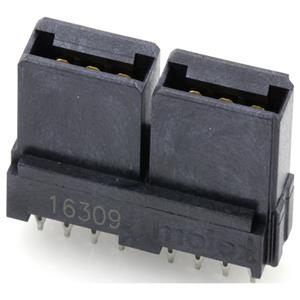 Molex 46112-0401 Female behuizing (board) Inhoud: 1 stuk(s) Tray