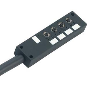 Binder 72 6327 50 04 72 6327 50 04-20 Actieve sensor/actorbox M12-verdeler met metalen schroefdraad 1 stuk(s)