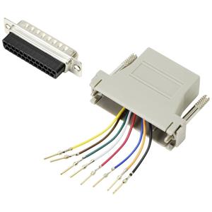 TRU COMPONENTS D-sub adapter D-sub stekker 25-polig - RJ45-bus 1 stuk(s)