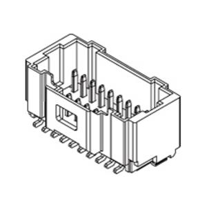 Molex 501190-4017 Male header, inbouw (standaard) Inhoud: 1 stuk(s) Tape on Full reel