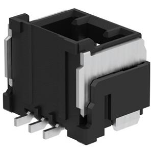 Molex 502584-0361 Female header, inbouw (standaard) Inhoud: 1 stuk(s) Tape on Full reel