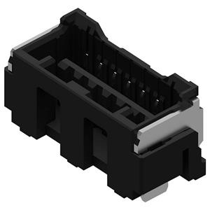 Molex 502584-0761 Female header, inbouw (standaard) Inhoud: 1 stuk(s) Tape on Full reel