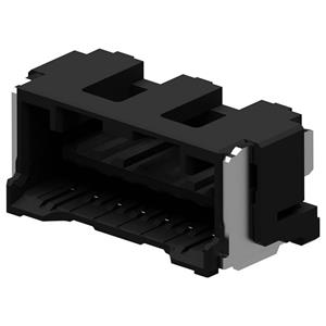 Molex 502585-1071 Female header, inbouw (standaard) Inhoud: 1 stuk(s) Tape on Full reel