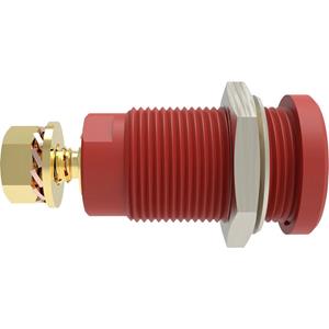 Schützinger DI SEB 9424 Au / RT Veiligheids-inbouwbus Recht Rood 1 stuk(s)
