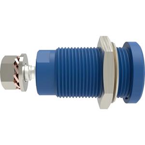 Schützinger DI SEB 9424 Ni / BL Veiligheids-inbouwbus Recht Blauw 1 stuk(s)