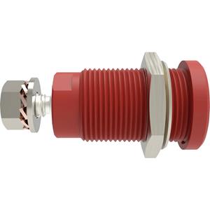 Schützinger DI SEB 9424 Ni / RT Veiligheids-inbouwbus Recht Rood 1 stuk(s)