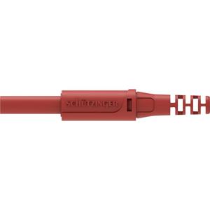 Schützinger DI SKU 30 L Ni / OK / RT Veiligheids-labconnector, female Recht Rood 1 stuk(s)