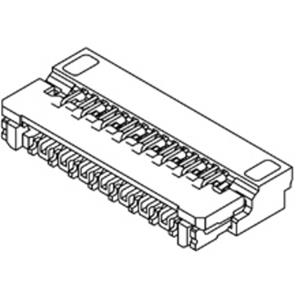 Molex 503566-3300 FFC/FPC-aansluiting Inhoud: 1 stuk(s) Tape on Full reel