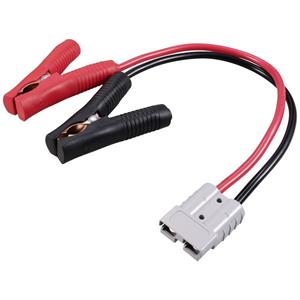 TRU COMPONENTS TC-12195684 Hoge stroomsterktes accuconnector op accupoolklem 600 V 50 A Zwart, Rood 1 stuk(s)
