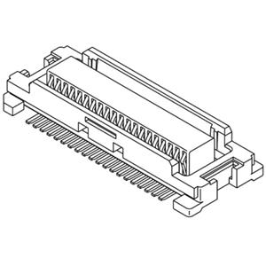 Molex 54167-0208 Mezzanineconnector Inhoud: 1 stuk(s) Tape on Full reel