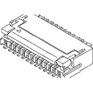 Molex 54393-3382 FFC/FPC-aansluiting Inhoud: 1 stuk(s) Tape on Full reel