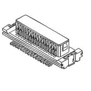 Molex 54434-0608 Mezzanineconnector Inhoud: 1 stuk(s) Tape on Full reel
