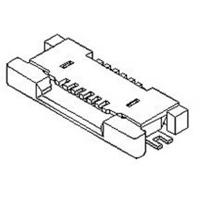 Molex 54550-0571 FFC/FPC-aansluiting Inhoud: 1 stuk(s) Tape on Full reel