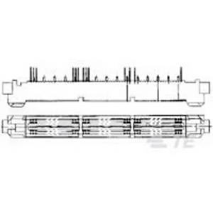 TE Connectivity 5767006-7 Mezzanineconnector Inhoud: 1 stuk(s) Tube