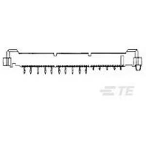 TE Connectivity 767057-4 Mezzanineconnector Inhoud: 1 stuk(s) Tube