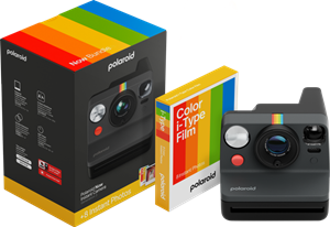 Polaroid Now Generation 3 Black + Color Film Bundle (8 photos)