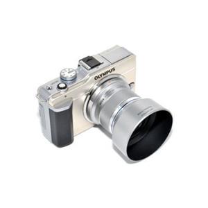 JJC LH-J40B Olympus Zonnekap - Zilver