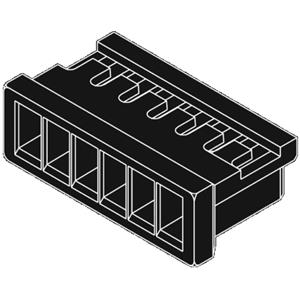 Molex 87439-0501 Female behuizing (kabel) Inhoud: 1 stuk(s) Bulk