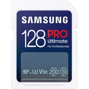 Samsung PRO Ultimate SD Card 128GB SD-Kaart Wit